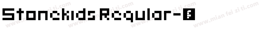 Stonekids Regular字体转换